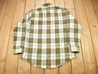 Vintage 1980s Charleston Bay Button Up Flannel Shirt