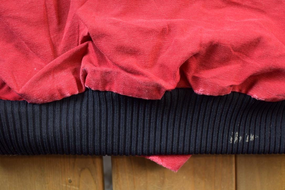Vintage 2000s Distressed Carhartt Red Active Jacket Size L
