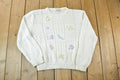 Vintage 1990s Stevemore Knit Abstract Pattern Crewneck Sweater