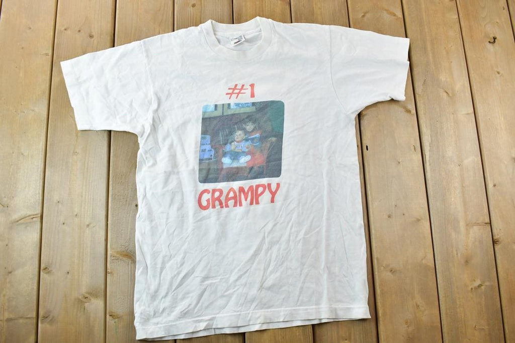 Vintage 1990s #1 Grampy Souvenir T-Shirt