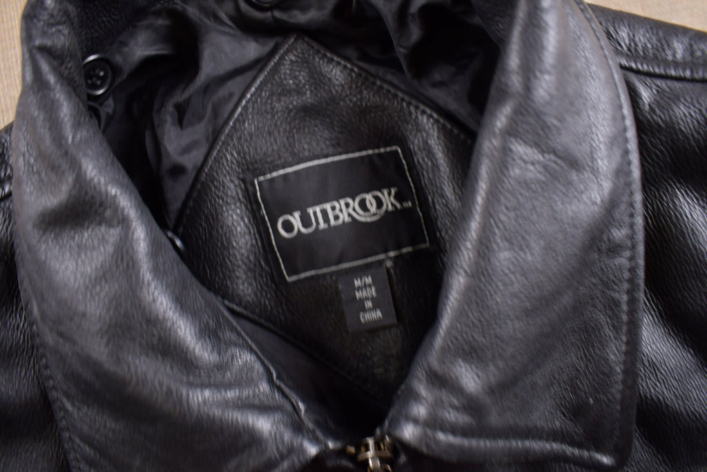 Vintage 1990s Outbrook Leather Jacket
