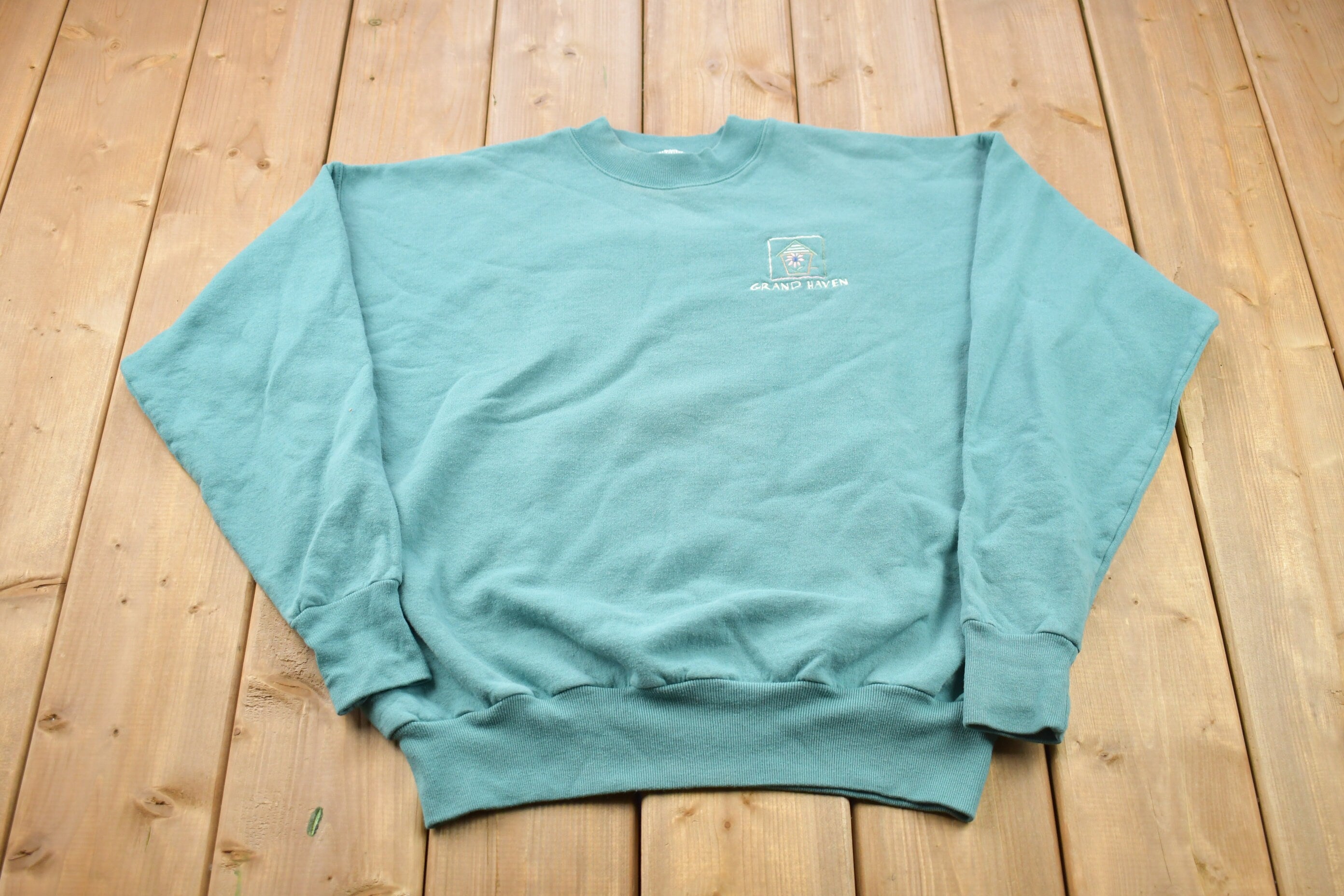 Vintage 1990s Grand Haven Michigan Crewneck Sweatshirt