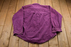 Vintage 1990s Winter Run Button Up Shirt