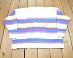 Vintage 1990s Eddie Bauer Striped Crewneck Sweatshirt