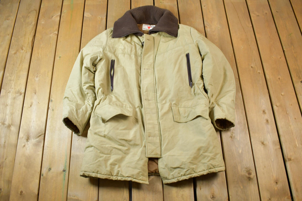 Vintage 1990s Field And Stream Utility Down Puffer Jacket