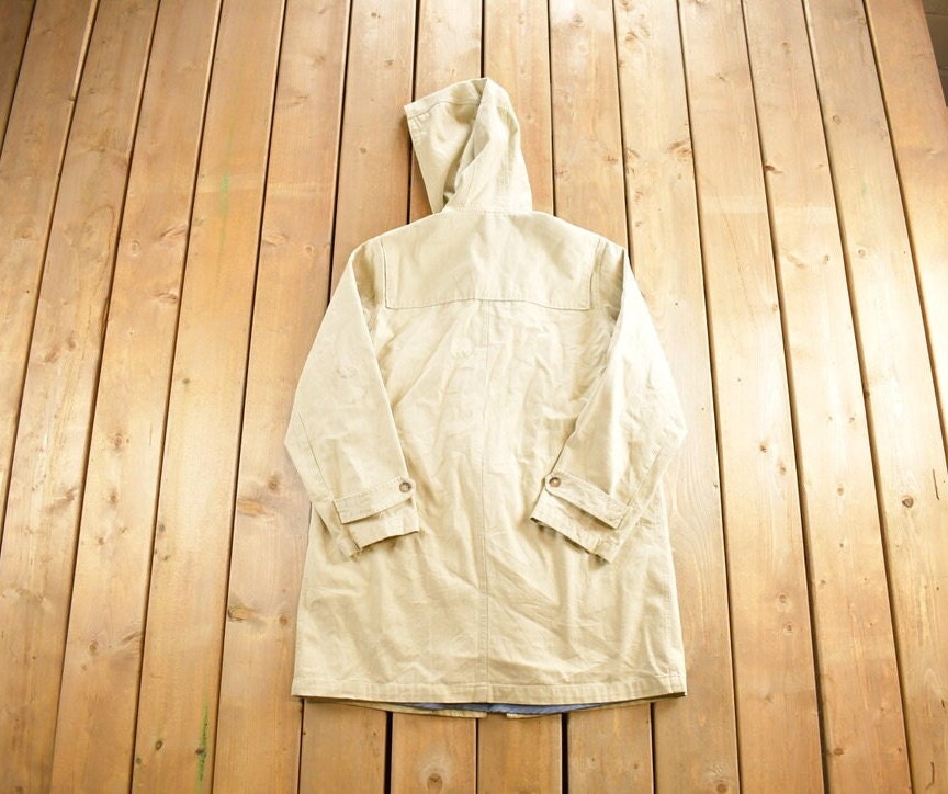 Vintage 1990s Denim&Co Loop Button Up Rain Jacket