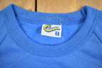 Vintage 1980s Blank Raglan Crewneck Sweatshirt