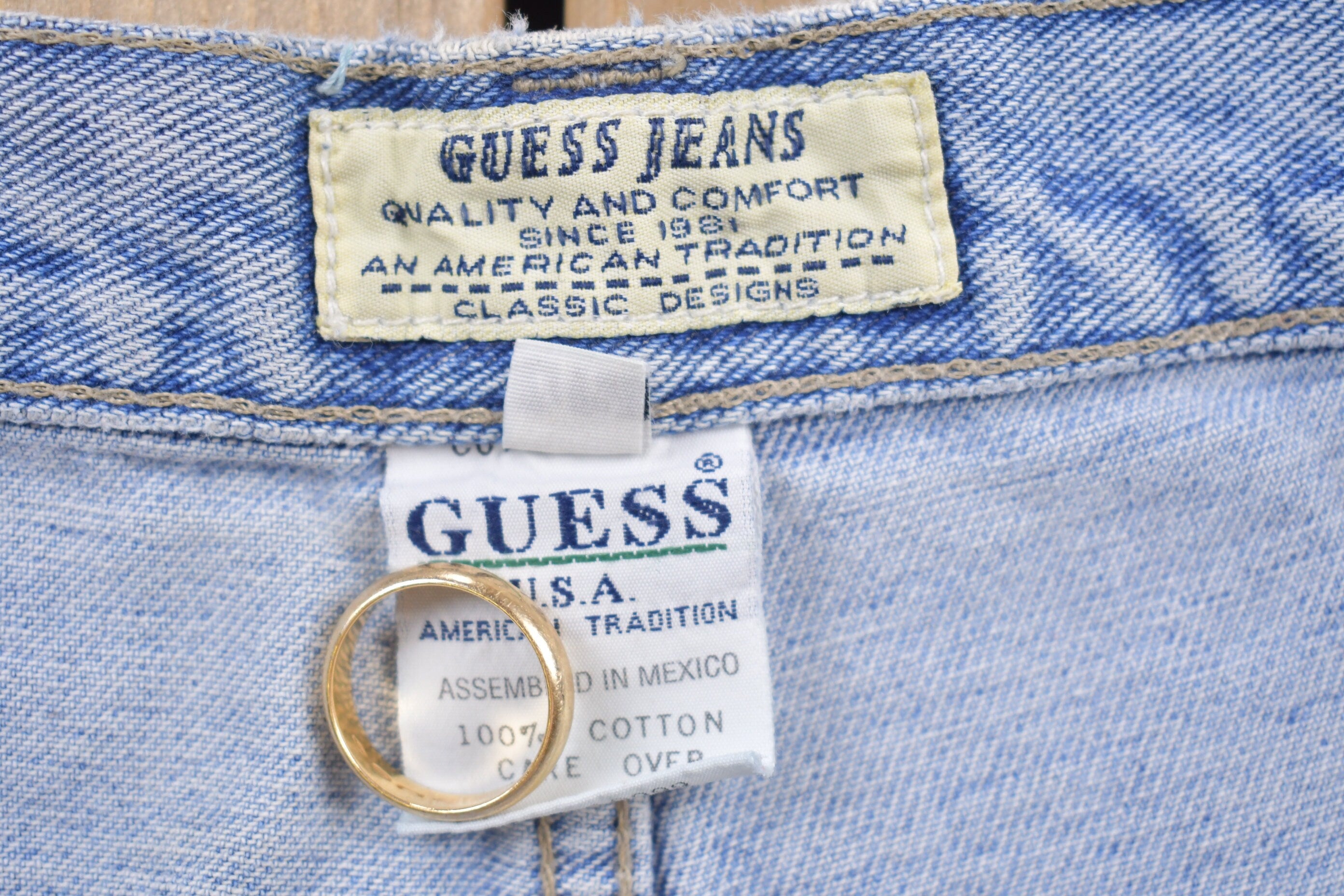 Vintage 1990s Guess Jeans Baggy Jean Shorts