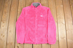 Vintage 1990s The North Face Womens Pink Fleece Sweater