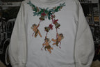 Vintage 1990s Blair Jingle Bells Angels Graphic Crewneck