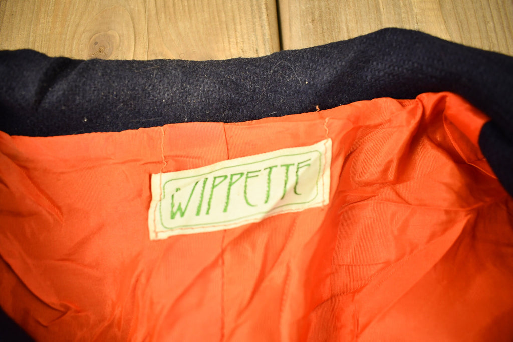 Vintage 1950s Wippette Button Up Pea Coat