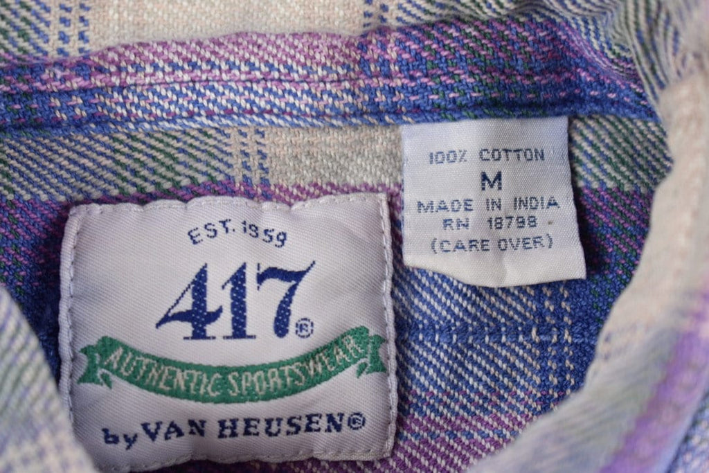 Vintage 1990s 417 By Van Heusen Plaid Button Up Shirt