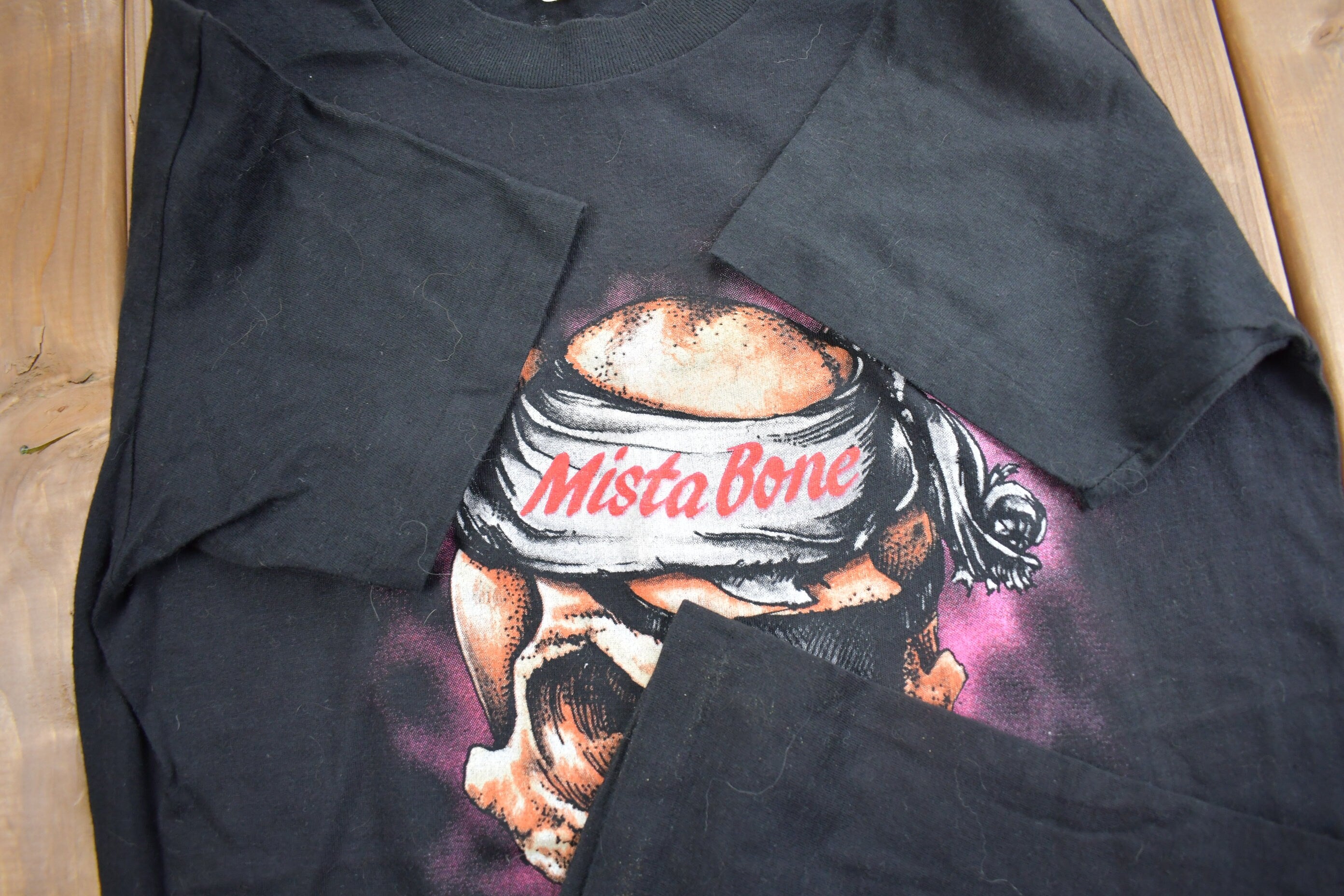 Vintage 1989 Great White Mista Bone Highway Hunter Tour Band T-shirt