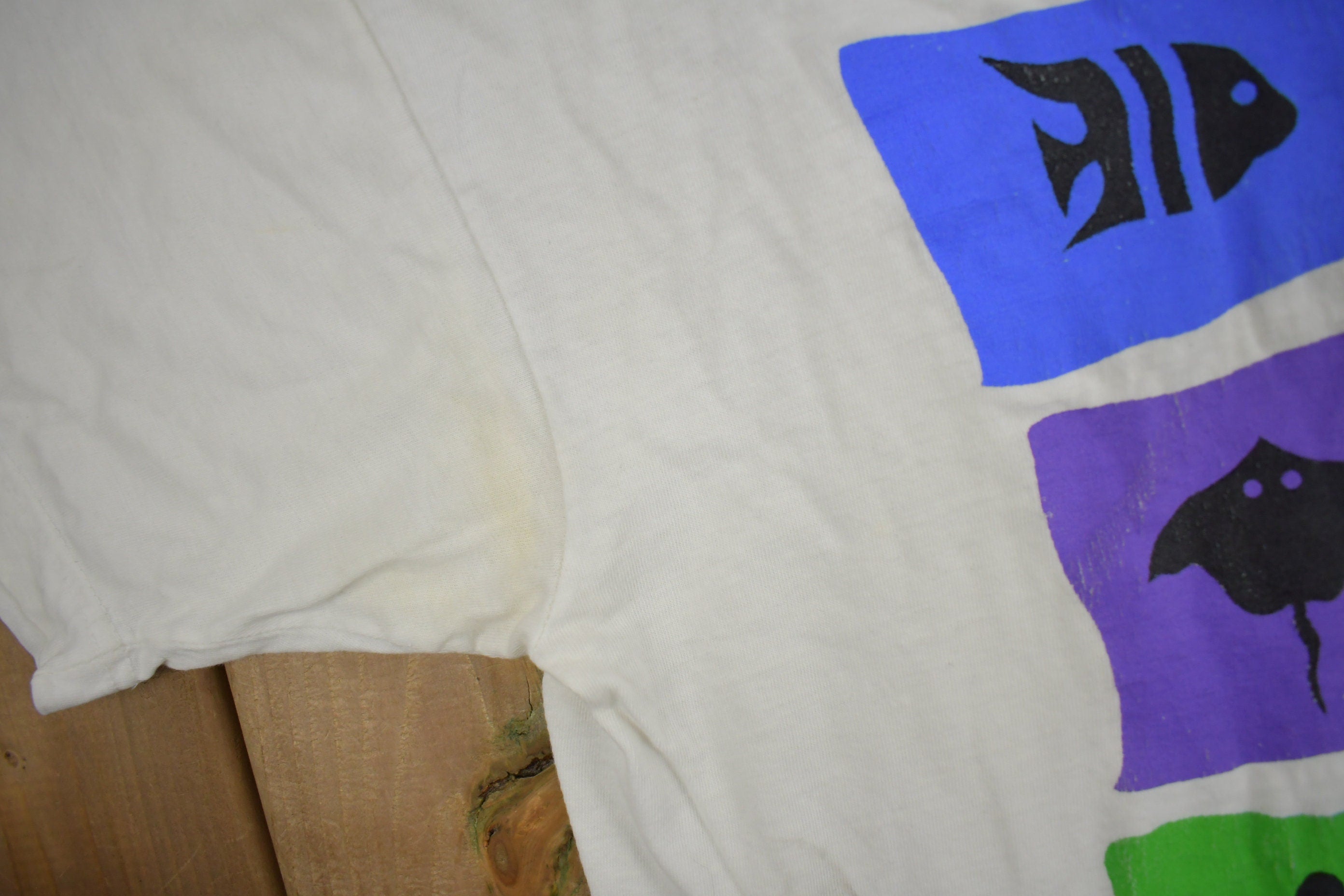 Vintage 1993 Cayman Islands Fish T-Shirt