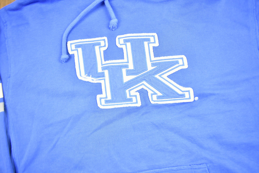 Vintage 1990s University of Kentucky Collegiate Hoodie  Embroidered  NCAA Sweatshirt  Sportswear  Americana