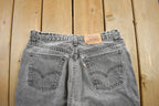 Vintage 1990s Levi's 816 Faded Black Jeans Size 30x30