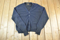 Vintage 1980s JC Penny Knit Perfect Mild Distress Cardigan Sweater Made In USA