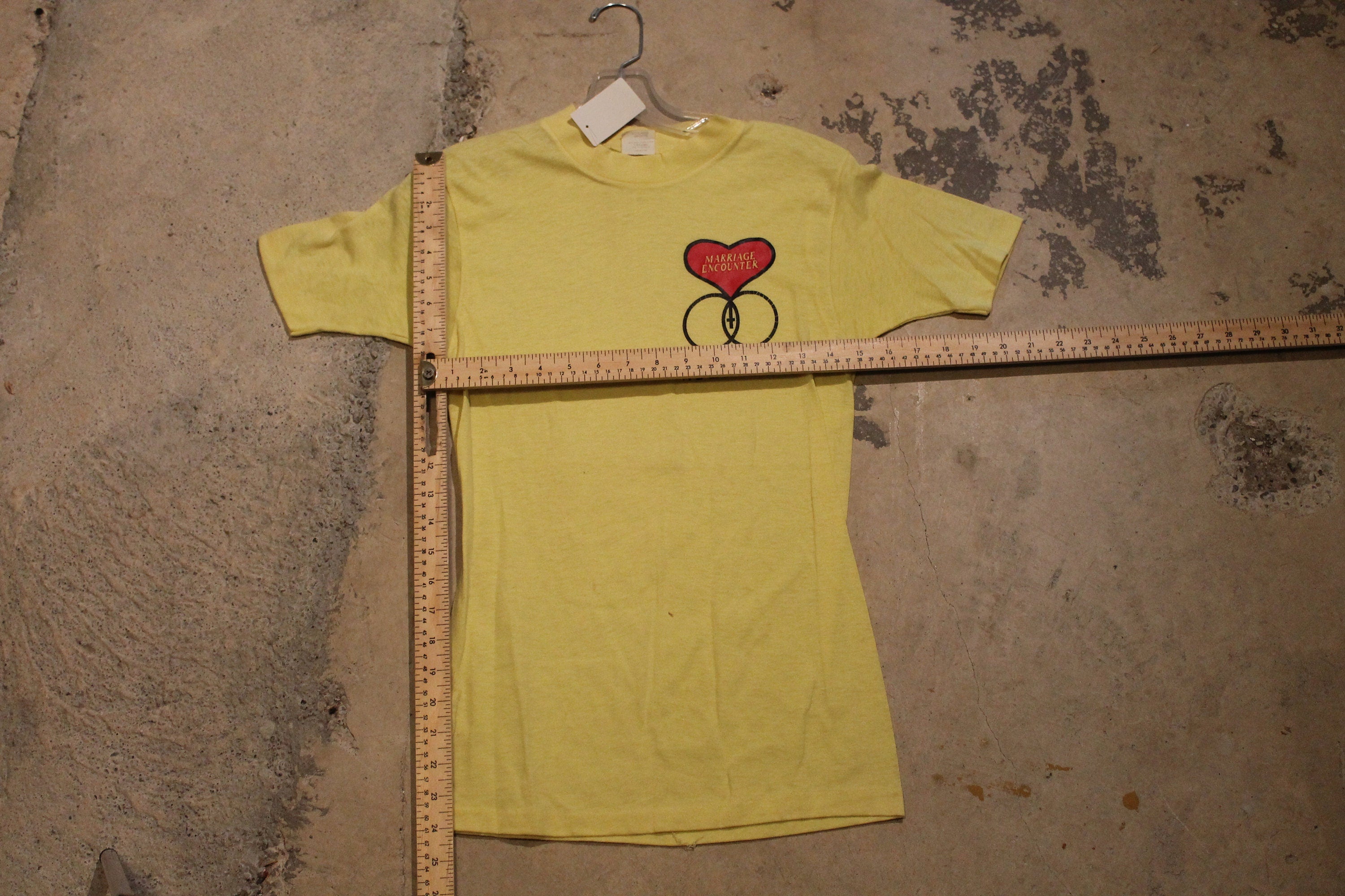 Vintage 1980s Marriage Encounter We Love You Graphic T Shirt  Single Stitch  Streetwear Fashion  Made In USA