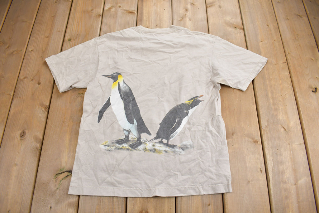Vintage 1990s Woodland Park Zoo Seattle Penguins Graphic T-Shirt