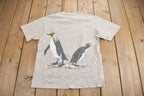 Vintage 1990s Woodland Park Zoo Seattle Penguins Graphic T-Shirt