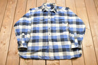 Vintage 1990s LL Bean Plaid Button Up Shirt