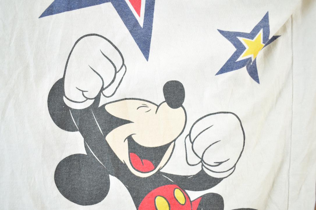 Vintage 1990s Mickey Mouse Party Disney Cartoon Promo Baseball Jersey Mens XL