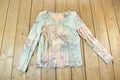 Vintage Y2K Trippy Floral Womens One World Single Stitch T-Shirt