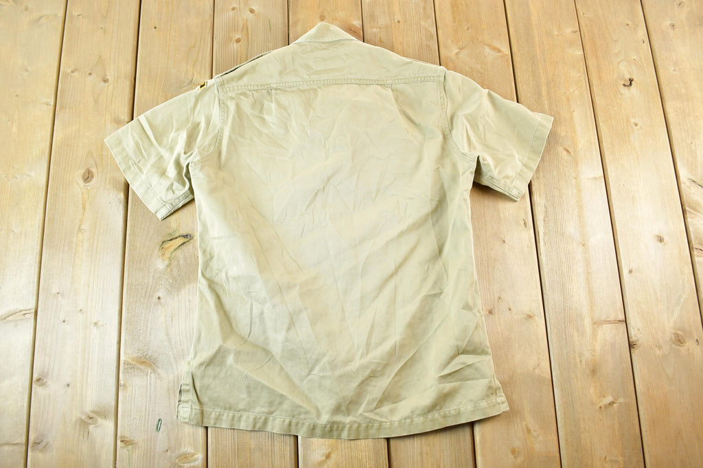 Vintage 1990s Boy Scouts Of America Ranger Button Up Shirt Men's M