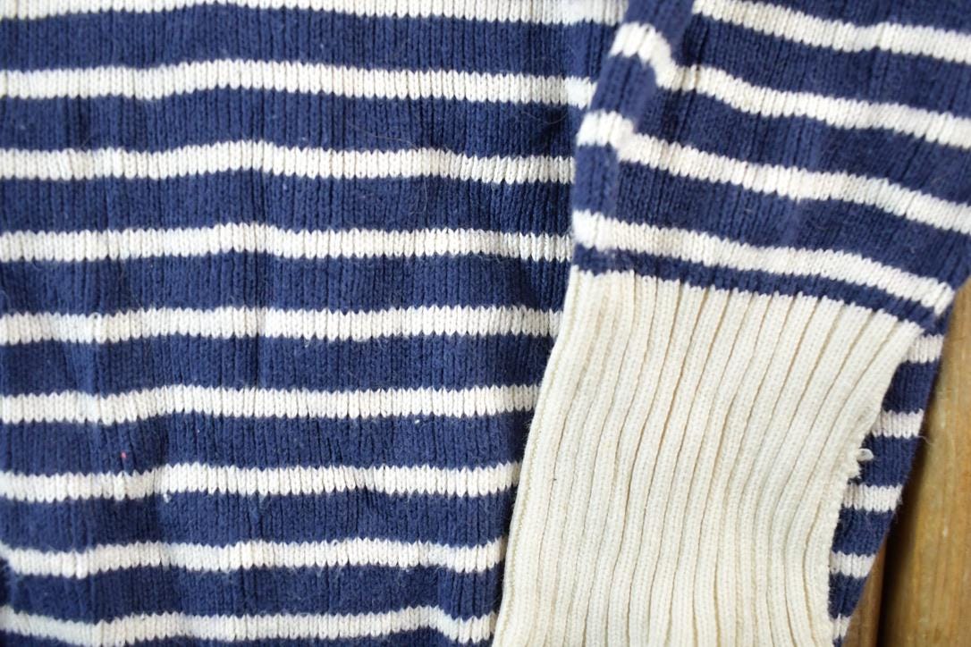 Vintage 1980s Ralph Lauren Knit Abstract Pattern Turtleneck Sweater /