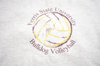 Vintage 1990s Russell Athletic Ferris State Bulldog Volleyball Crewneck Sweatshirt Made In USA