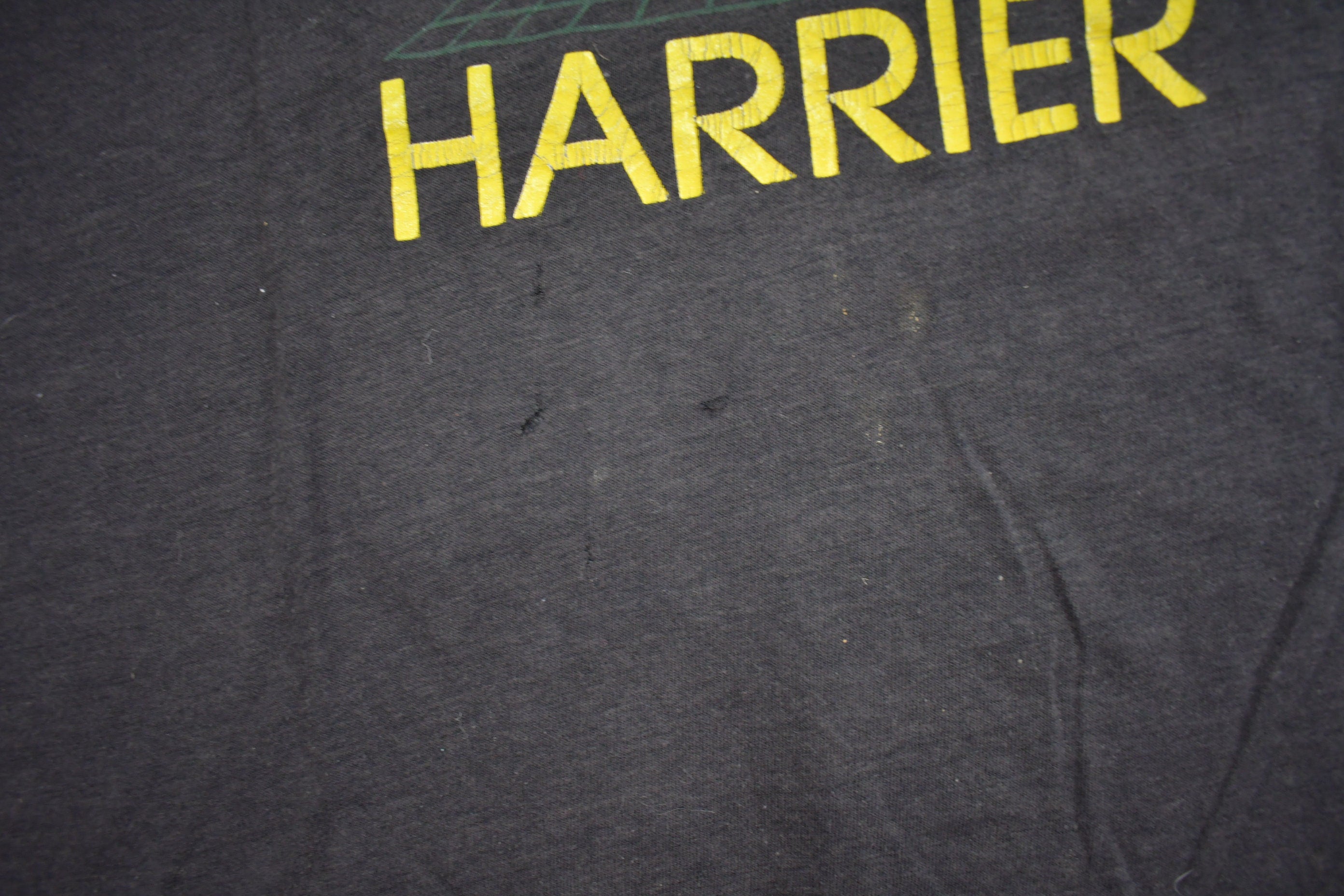 Vintage 1980s EAA Oshkosh Harrier Jet Graphic T Shirt