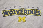 Vintage 1990s University Of Michigan Wolverines Collegiate Crewneck  Lee  NCAA Sweatshirt  Sportswear  Americana  Tultex Maximum Sweats