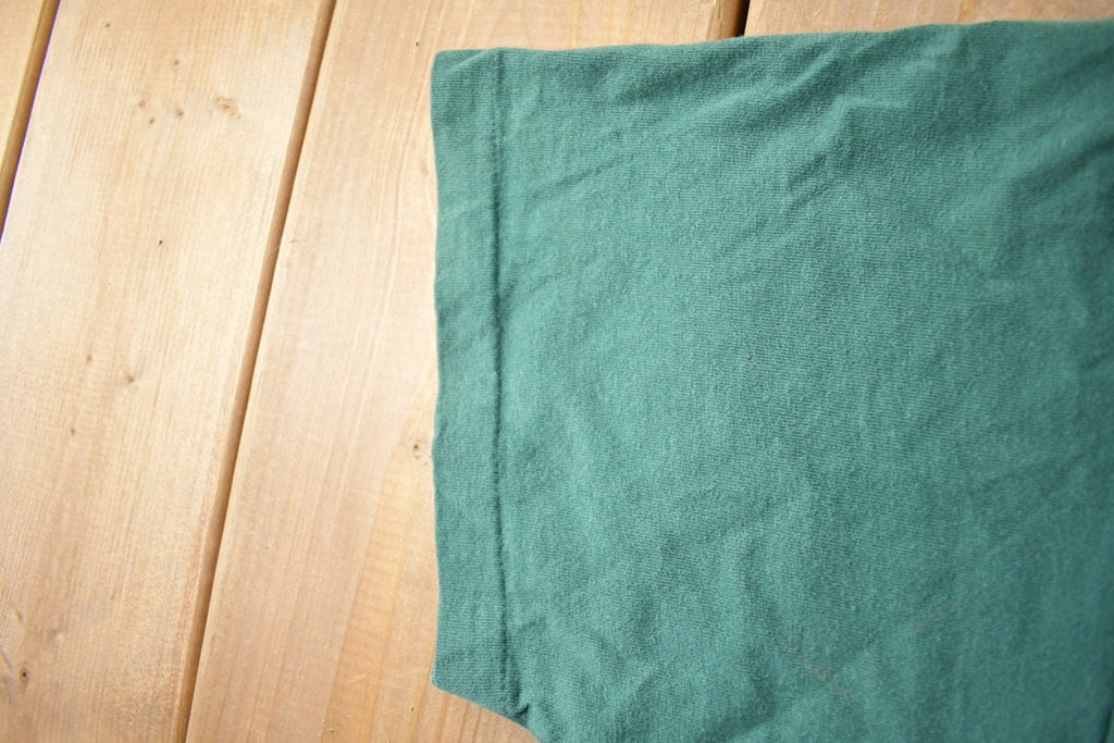 Vintage 1990s Bemidji State Beavers University Graphic T-Shirt Made In USA Cotton