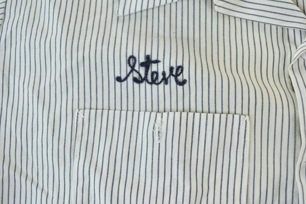 Vintage 1980s Steve Loop Embroidery Button Up Shirt