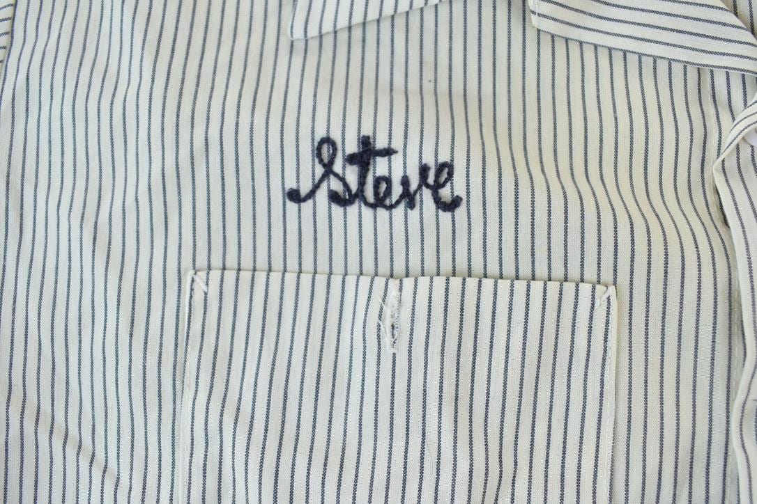Vintage 1980s Steve Loop Embroidery Button Up Shirt