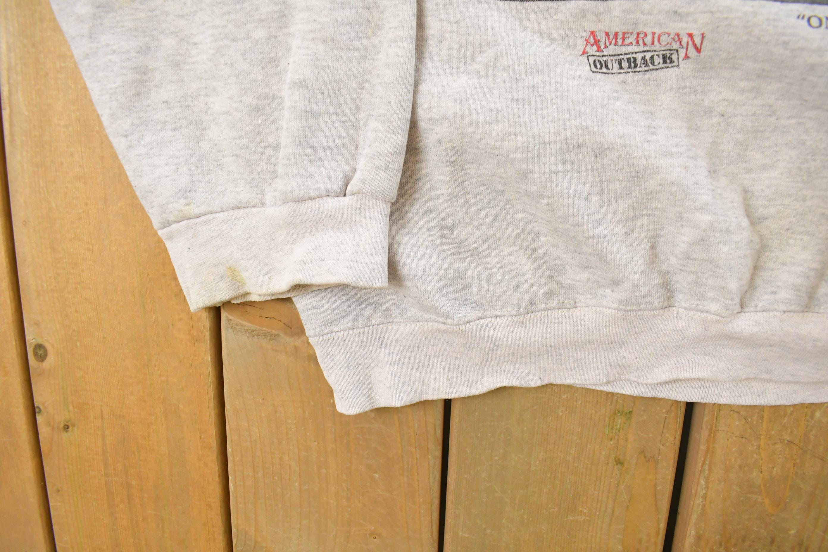 Vintage 1990s Deer Outdoors Crewneck Sweatshirt Men's XL