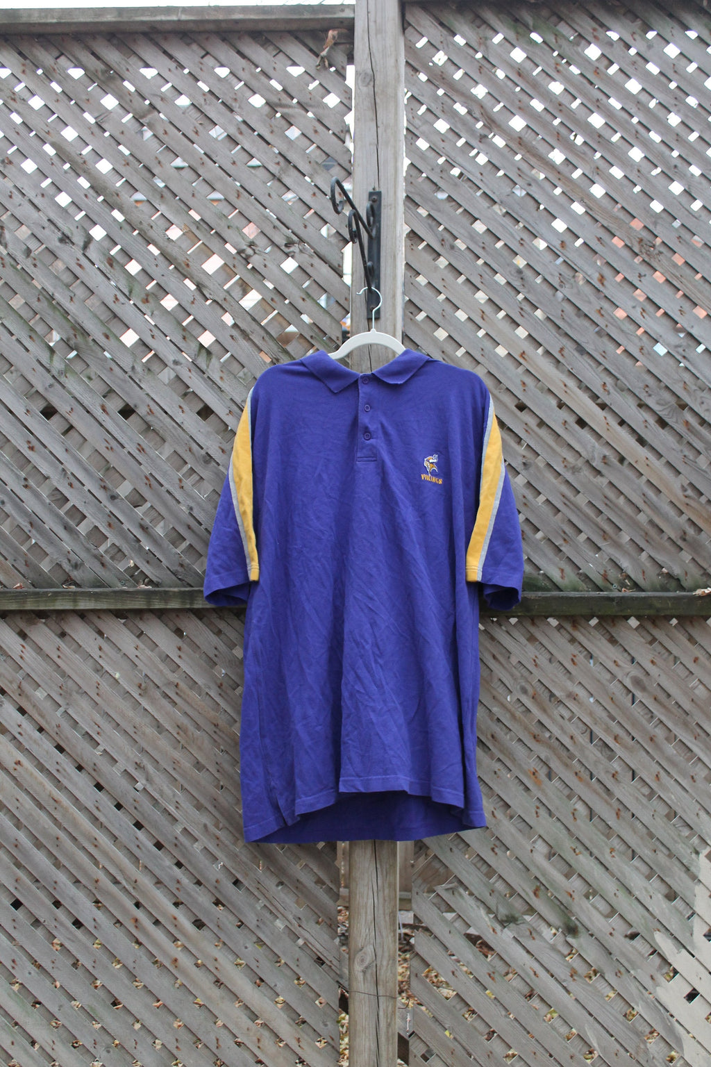 Vintage 1990s Minnesota Vikings NFL Football Polo Shirt
