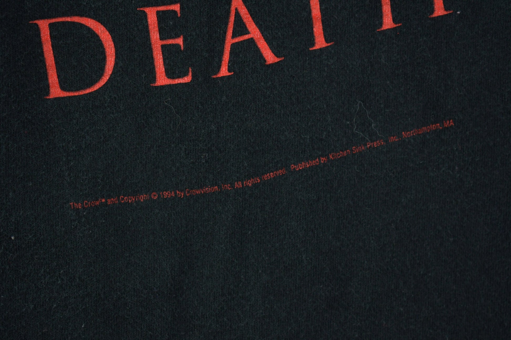 Vintage 1994 The Crow Movie Promo T-shirt