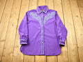 Vintage 1980s Bob Mackie Western Style Button Up Shirt