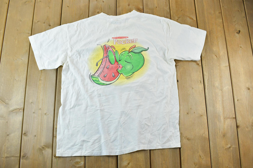 Vintage 1990s Pucker Up Single Stitch Watermelon T-Shirt