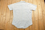 Vintage 1990s Roebucks Flannel Button Up Shirt
