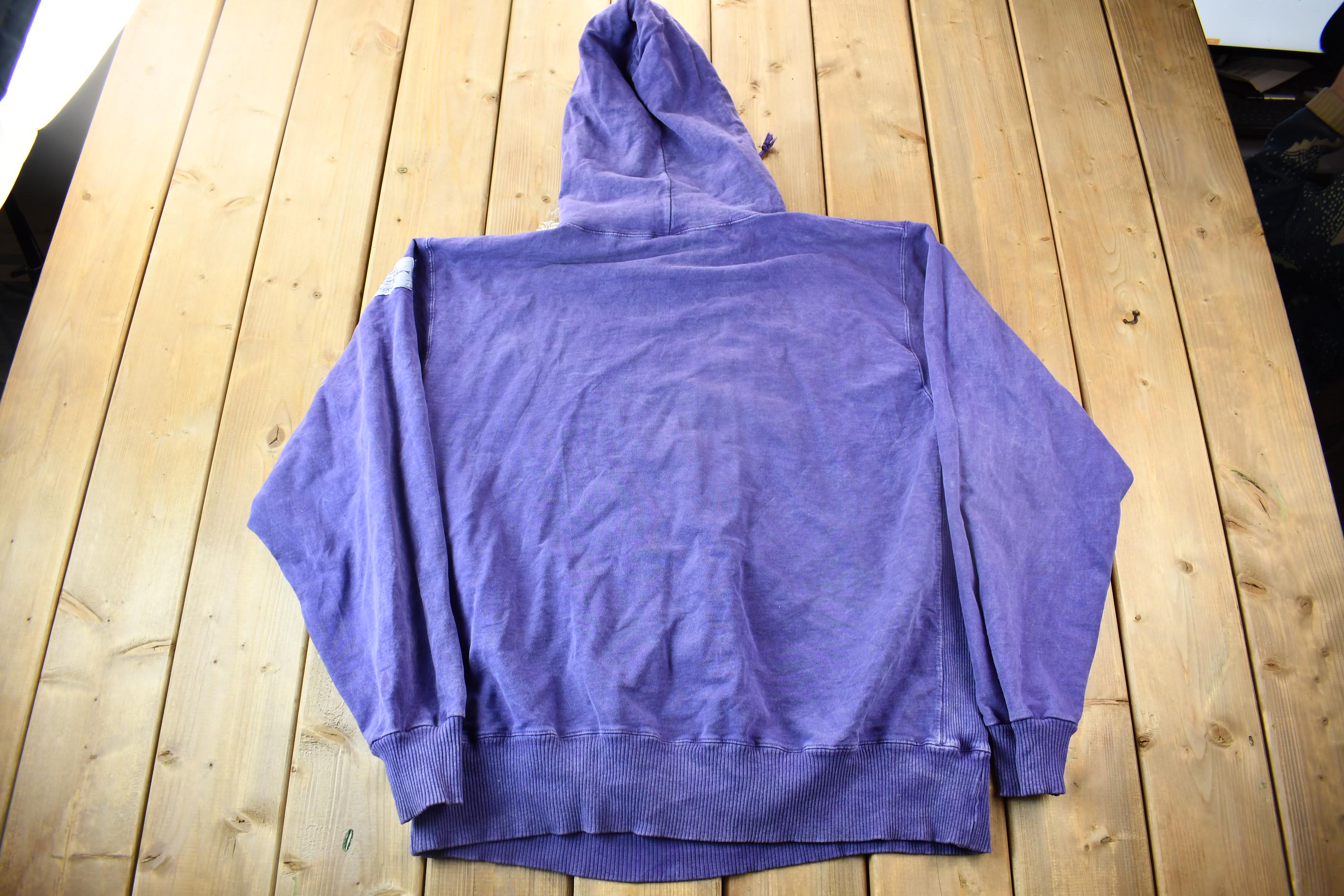Vintage 1990s Champion Overdyed Graphic Hoodie Size XL