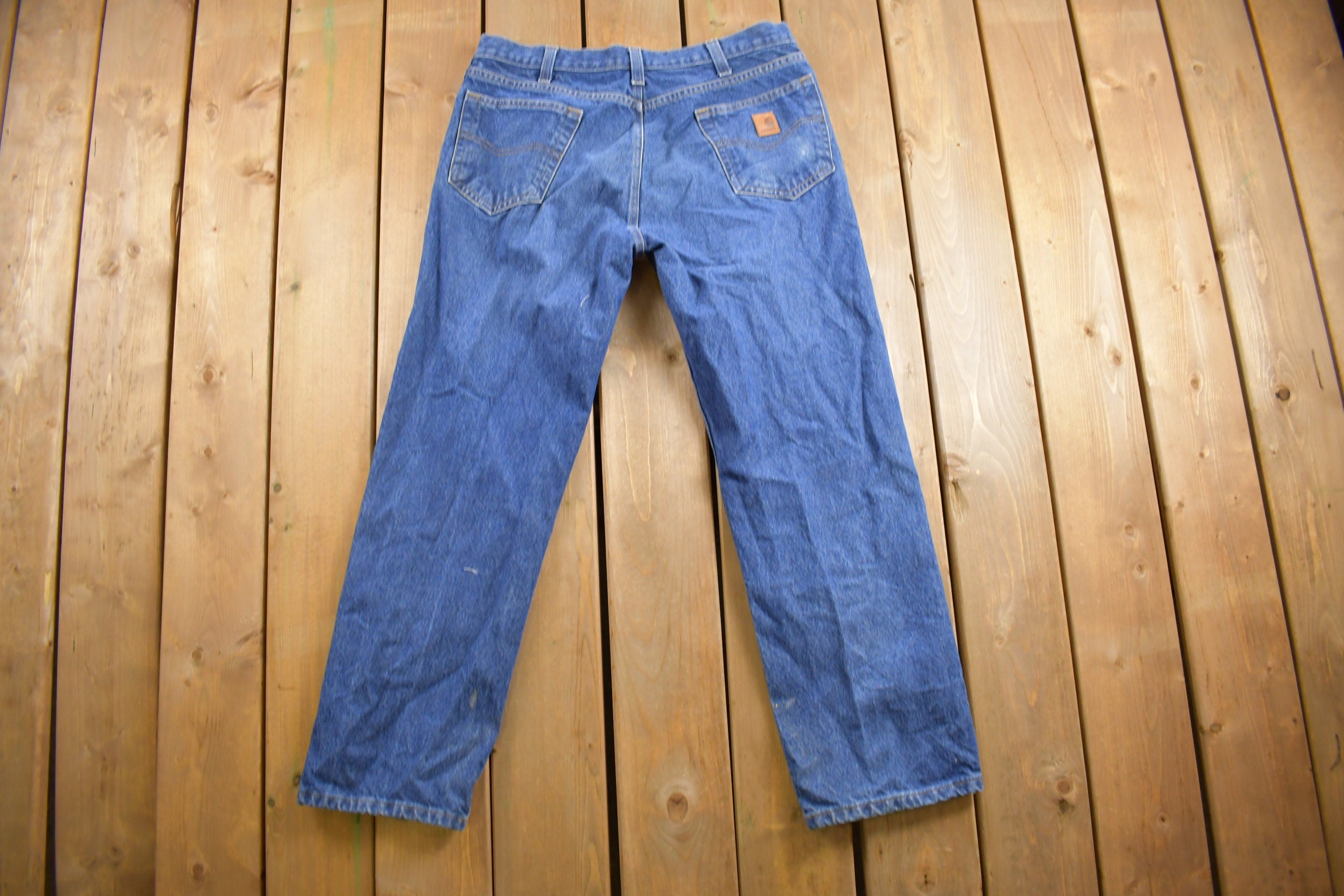 Vintage 1990s Carhartt Work Jeans Size 35 x 30