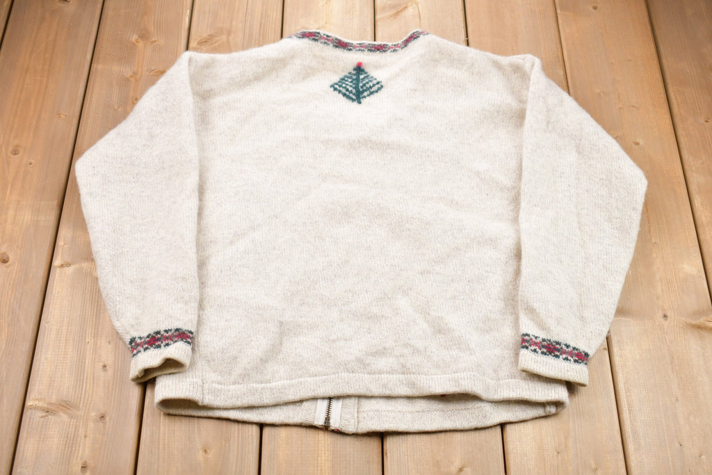 Vintage 1980s Northern Reflections Christmas Knitted Sweater