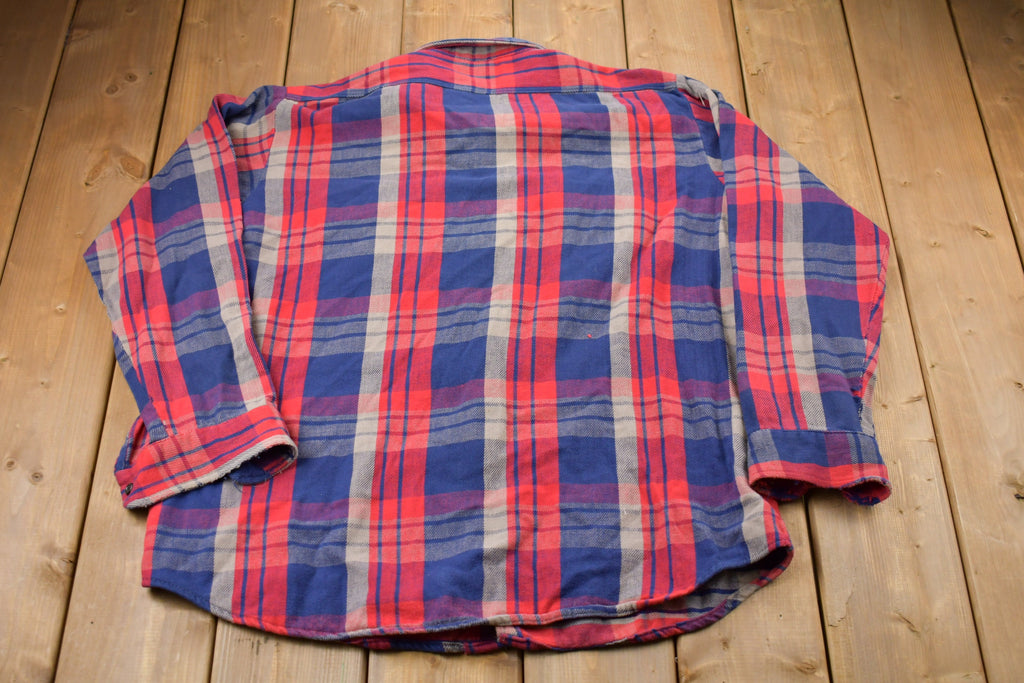 Vintage 1990s Plaid OshKosh B'Gosh Plaid Button Up Shirt