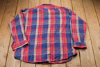 Vintage 1990s Plaid OshKosh B'Gosh Plaid Button Up Shirt