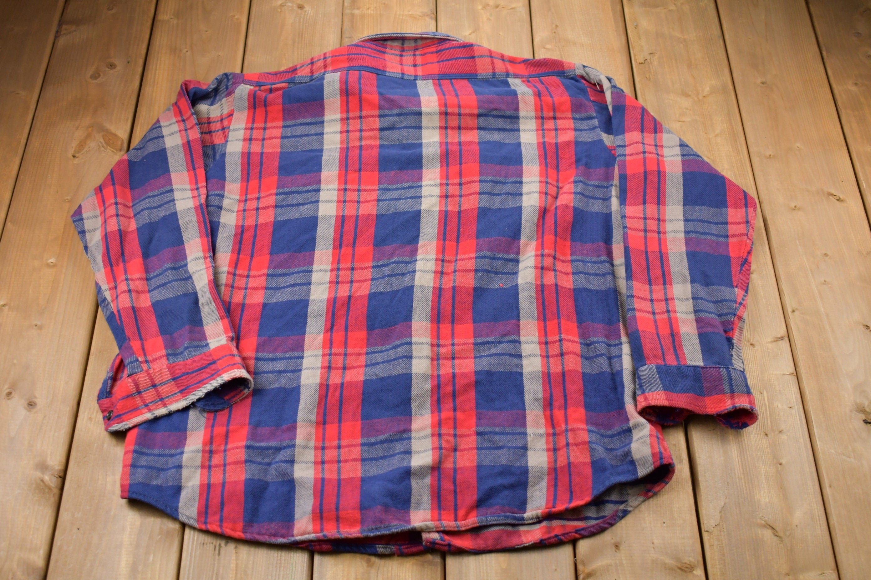 Vintage 1990s Plaid OshKosh B'Gosh Plaid Button Up Shirt