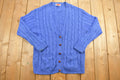 Vintage 1990s Kelly Harper Knitted Cardigan Button Up Sweater