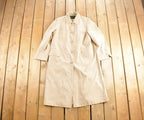 Vintage 1990s Claude Havrey Satin Trench Coat