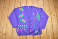 Vintage 1990s EP Pro Golding Theme Knitted Cardigan Sweater